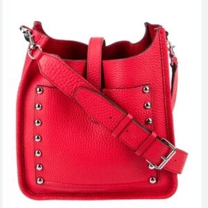 Rebecca Minkoff Red Stud Embellishment crossbody.